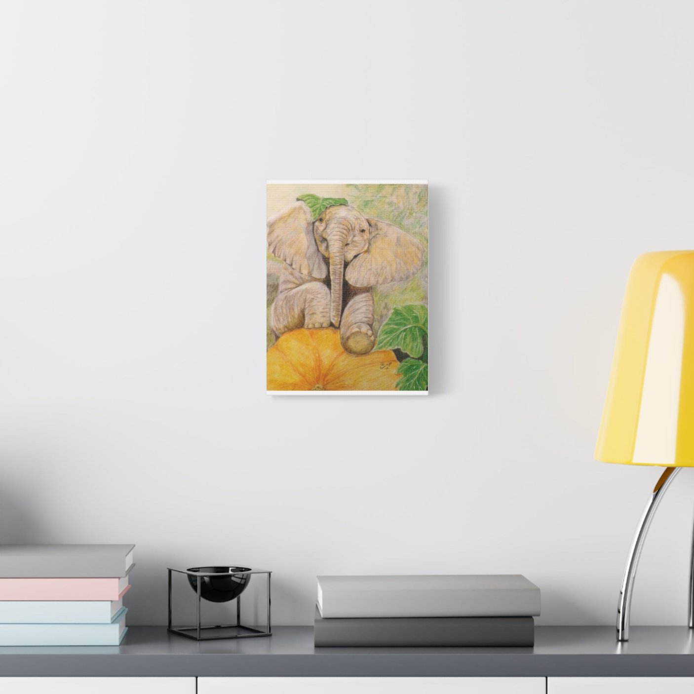 Elephant Squash on Canvas