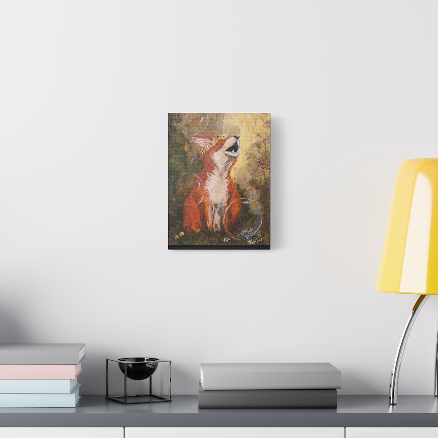 Little Fox on Canvas
