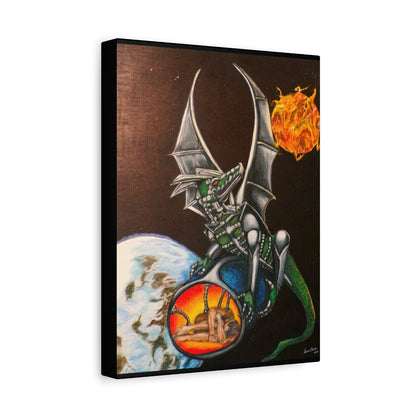 Dragon I Will Carry You on Canvas