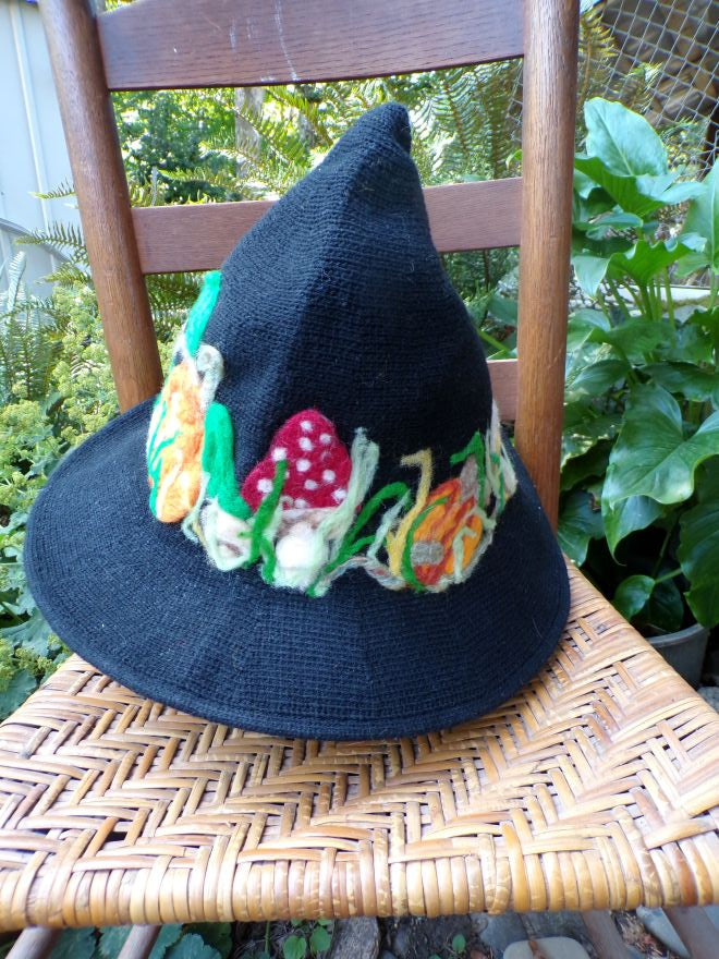 Hat Pumpkins and Mushrooms