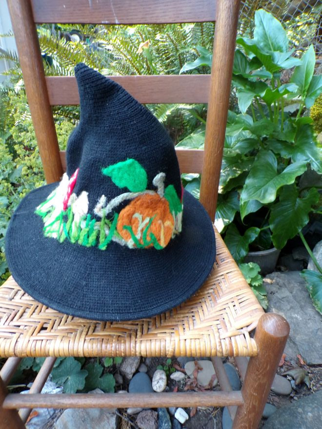 Hat Pumpkins and Mushrooms