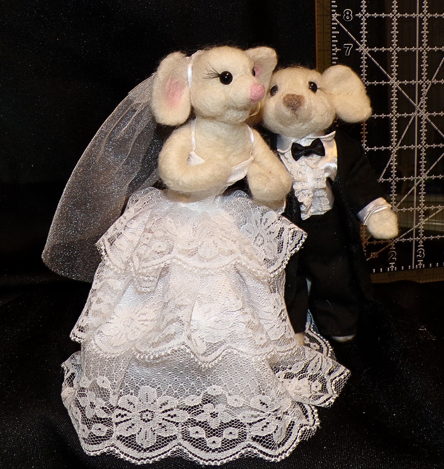 Wool Bride and Groom