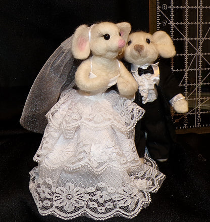 Wool Bride and Groom
