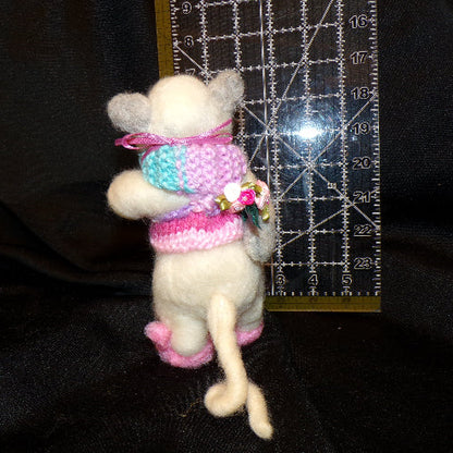 Wool Mouse Slippers and Scarf