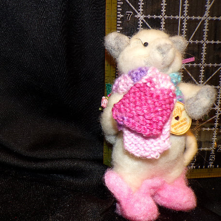 Wool Mouse Slippers and Scarf